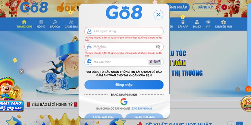 Go8 ⭐️ Link Vào Nhà Cái Go8 Đã Xác Minh ✔️ ĐKy Go 8 +88K 31 Vào trang chủ Go8 và đăng nhập