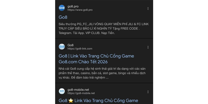 Tải App Go8 - Hướng Dẫn Thao Tác Trên Mọi Thiết Bị 8 Link Go8 chính thức trên Mobile